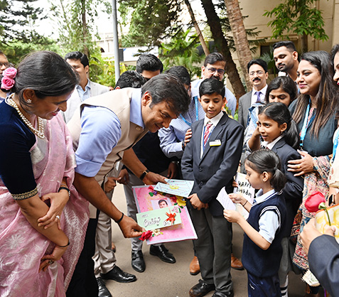A Day of Thanks and Inspiration: MIT-WPU Community Celebrates Shri. Rahul V. Karad's Birthday