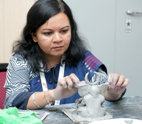 Celebrating Culture, Creativity and Sustainability Through an Eco-Friendly Ganpati Idol Making Workshop
