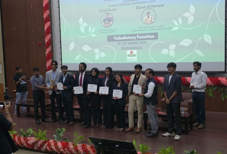 MIT-WPU AIChE Chem-E-Car Team Secures Top Ranks at SRC 2026–27