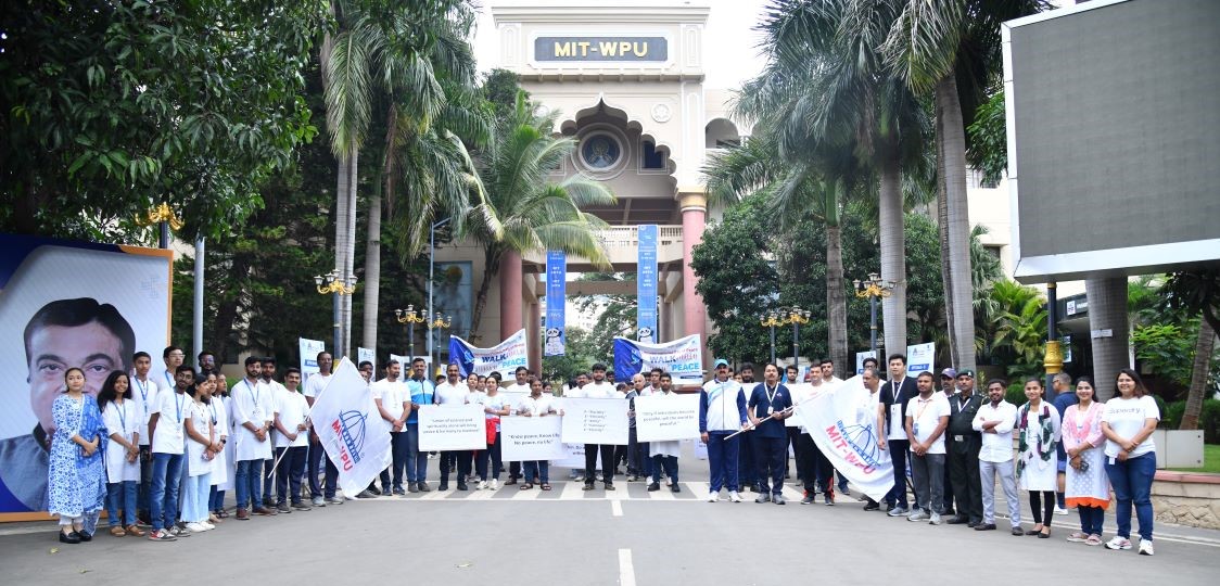 Walk for Peace ‘A Global Commitment at MIT-WPU’ on International Day of Peace