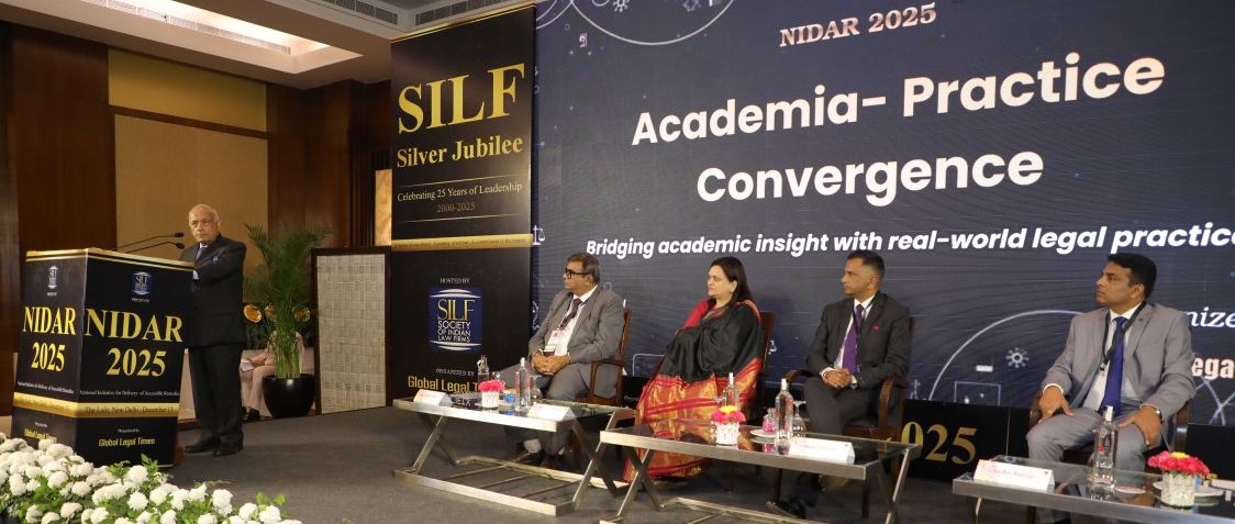 MIT-WPU School of Law Honoured with Academic Recognition and Association Award at SILF Silver Jubilee Conference (NIDAR 2025)