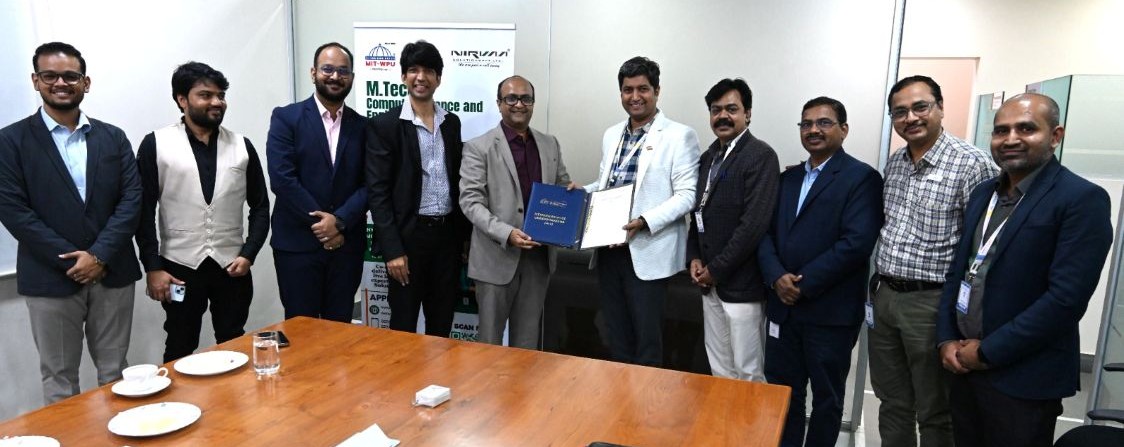 MIT-WPU Signs MoU with NIRVAA Solutions to Launch India's First M.Tech in Data Centre Systems Engineering