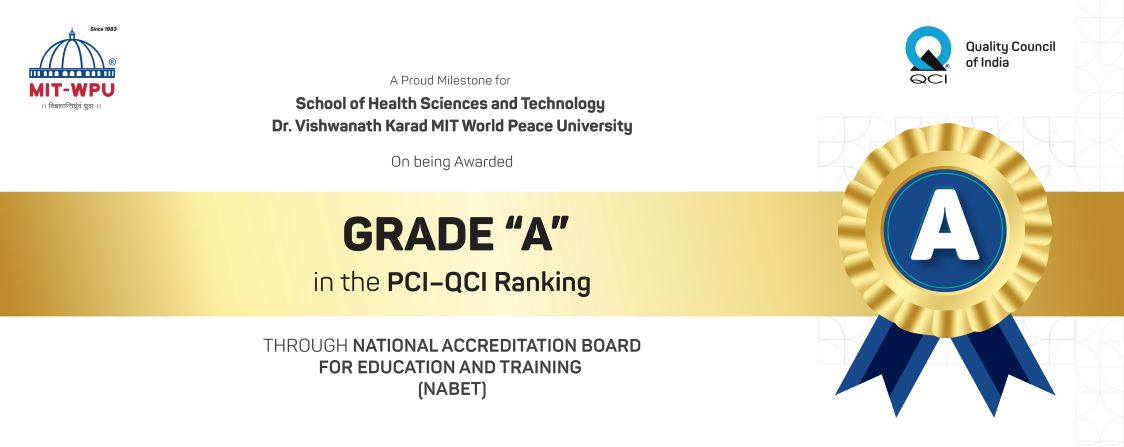 MIT-WPU's School of Health Sciences and Technology Awarded Grade A in PCI–QCI Ranking