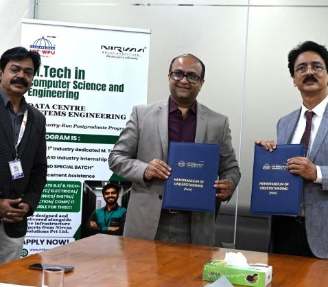 MIT-WPU Signs MoU with NIRVAA Solutions to Launch India's First M.Tech in Data Centre Systems Engineering