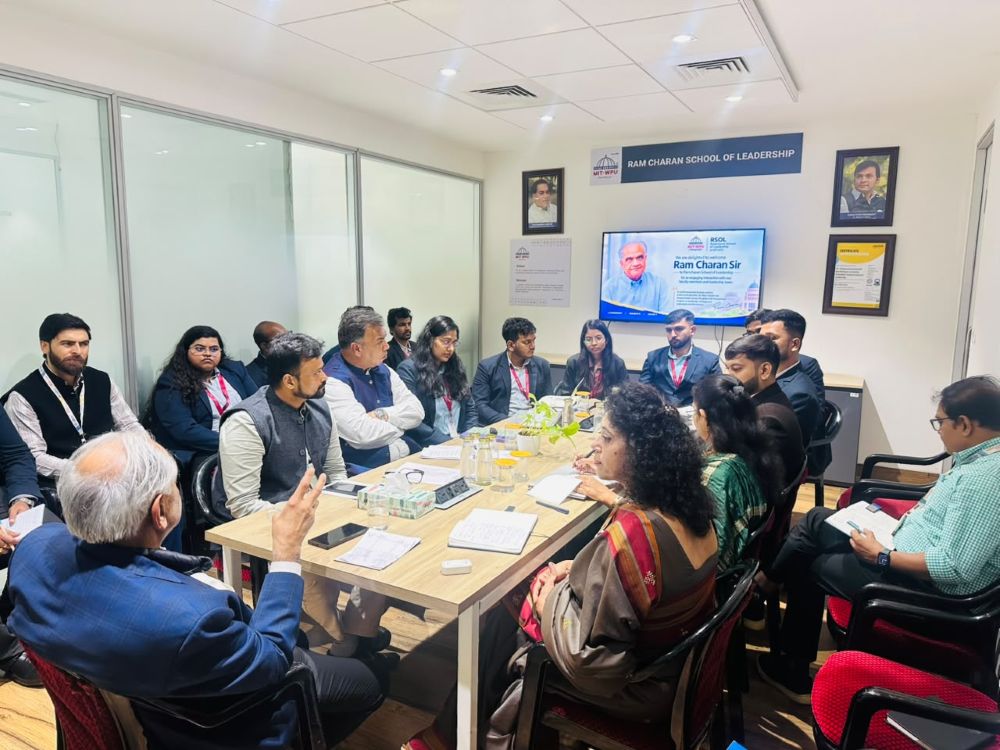 Ram Charan for an insightful interaction with the School’s leadership