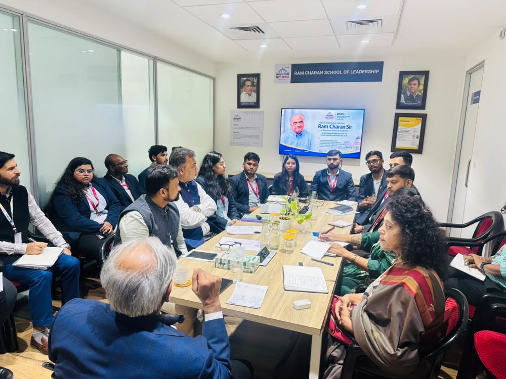 Ram Charan for an insightful interaction with the School’s leadership