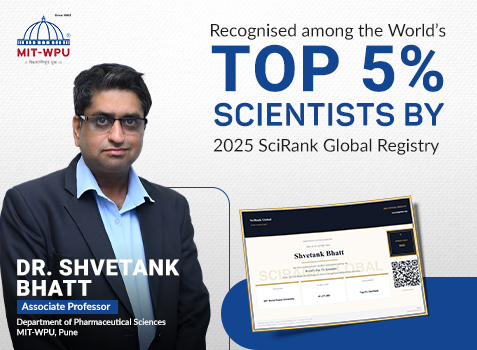 MIT-WPU Faculty Member Recognised Among the World’s Top 5% Scientists