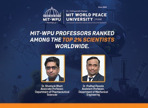MIT-WPU Professors Ranked Among World’s Top 2% Scientists